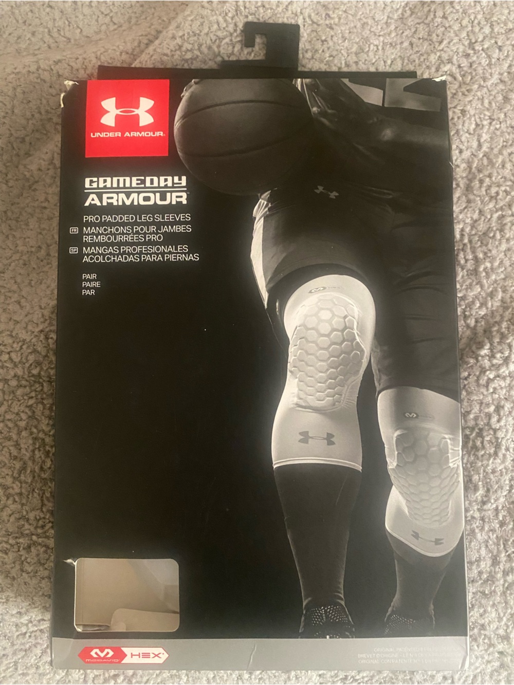Under Armor Gameday Pro padded Leg sleeve in original packaging, size Adult S